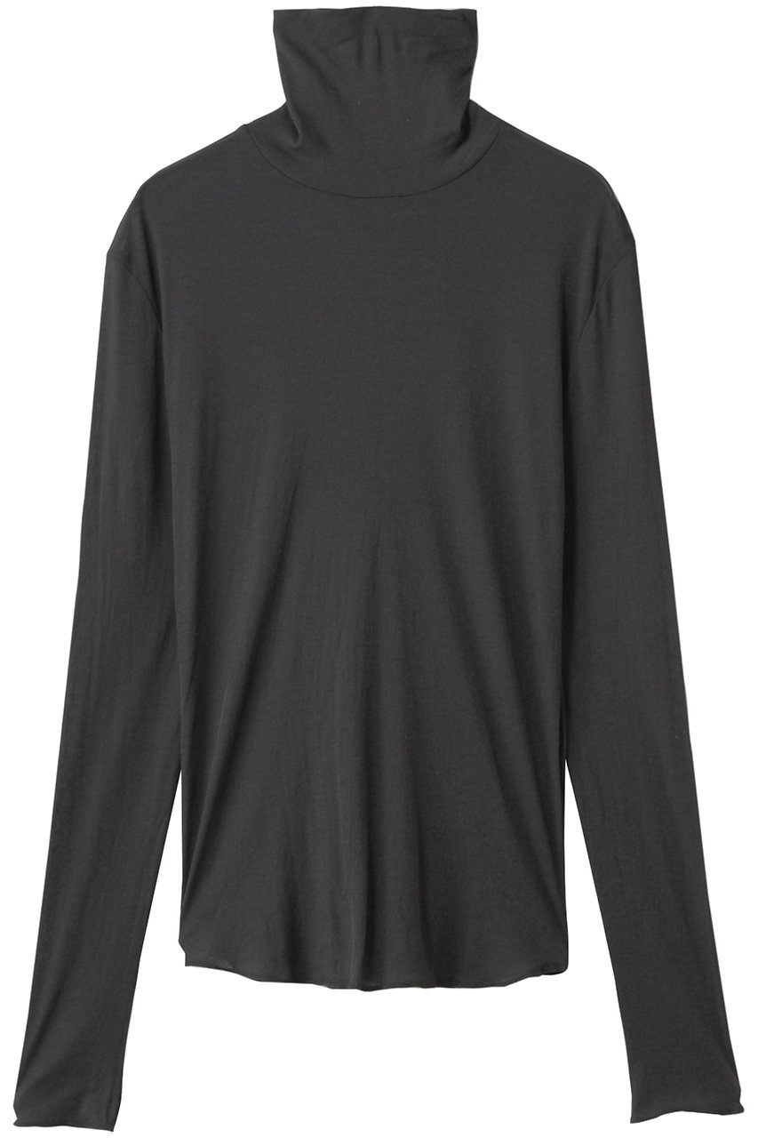 three dots シアー タートルネックTEE (チャコール, M) スリードッツ ELLE SHOP three dots シアー タートルネックTEE (チャコール, M) スリードッツ ELLE SHOP
