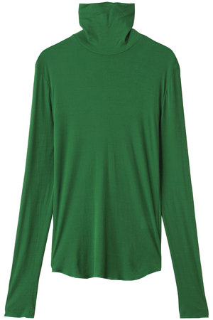 スリードッツ/three dotsのシアー タートルネックTEE(110100/110103)