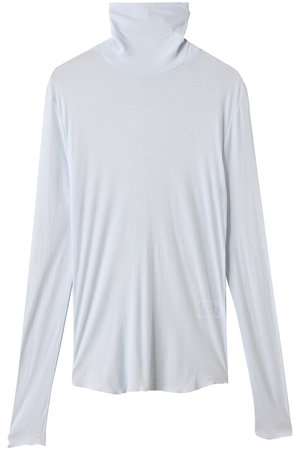 スリードッツ/three dotsのシアー タートルネックTEE(110100/110103)