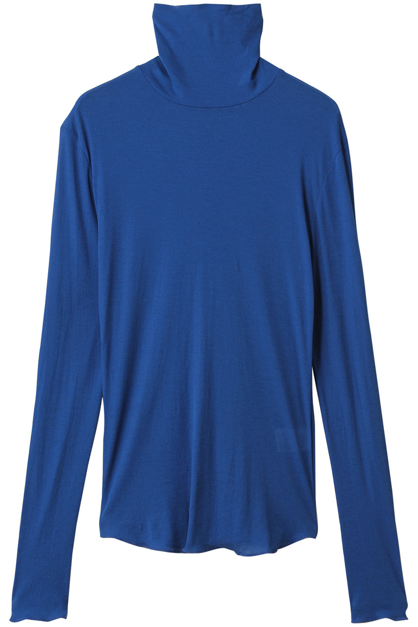 three dots シアー タートルネックTEE (ブルー, M) スリードッツ ELLE SHOP three dots シアー タートルネックTEE (ブルー, M) スリードッツ ELLE SHOP