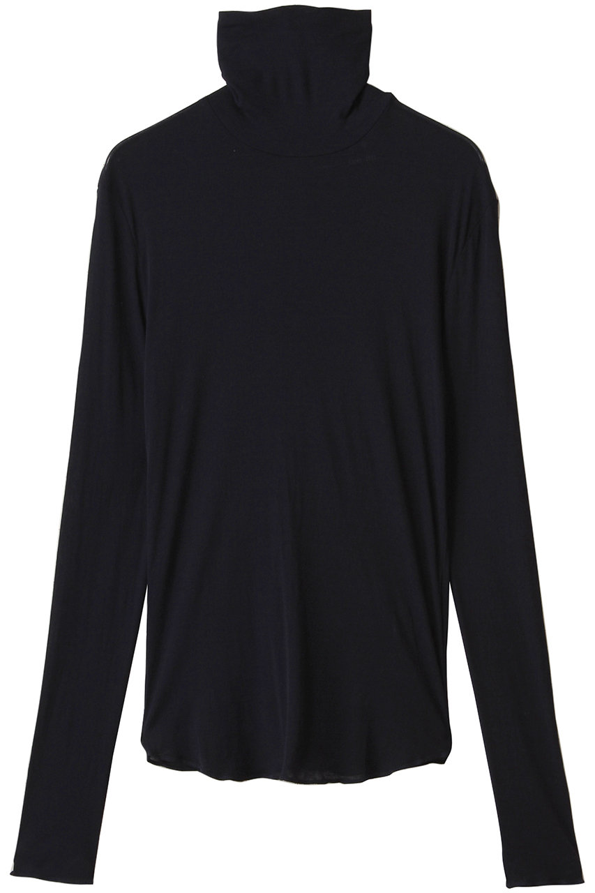 three dots シアー タートルネックTEE (ネイビー, S) スリードッツ ELLE SHOP three dots シアー タートルネックTEE (ネイビー, S) スリードッツ ELLE SHOP