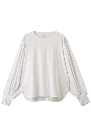 スリードッツ/three dotsのプレミアムシャツ ジャージータックロングスリーブT(110100/110103)