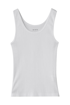 スリードッツ/three dotsのリブタンクトップ(110100/110101)