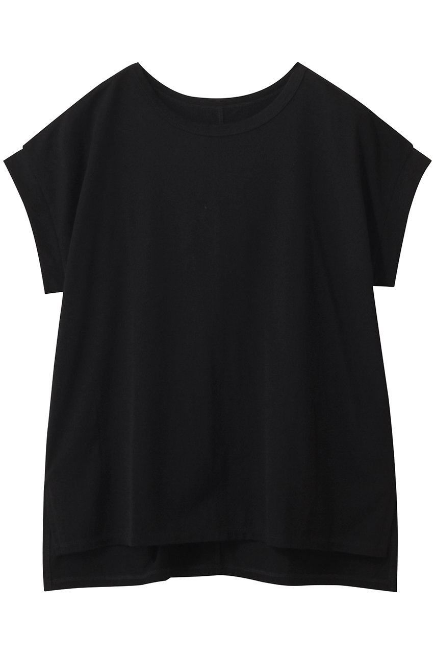 three dots ロングステープルヤーンTシャツ (ブラック, S) スリードッツ ELLE SHOP three dots ロングステープルヤーンTシャツ (ブラック, S) スリードッツ ELLE SHOP
