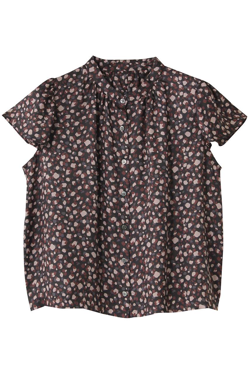 three dots シルキーツイル トップス (マルチカラー, S) スリードッツ ELLE SHOP three dots シルキーツイル トップス (マルチカラー, S) スリードッツ ELLE SHOP