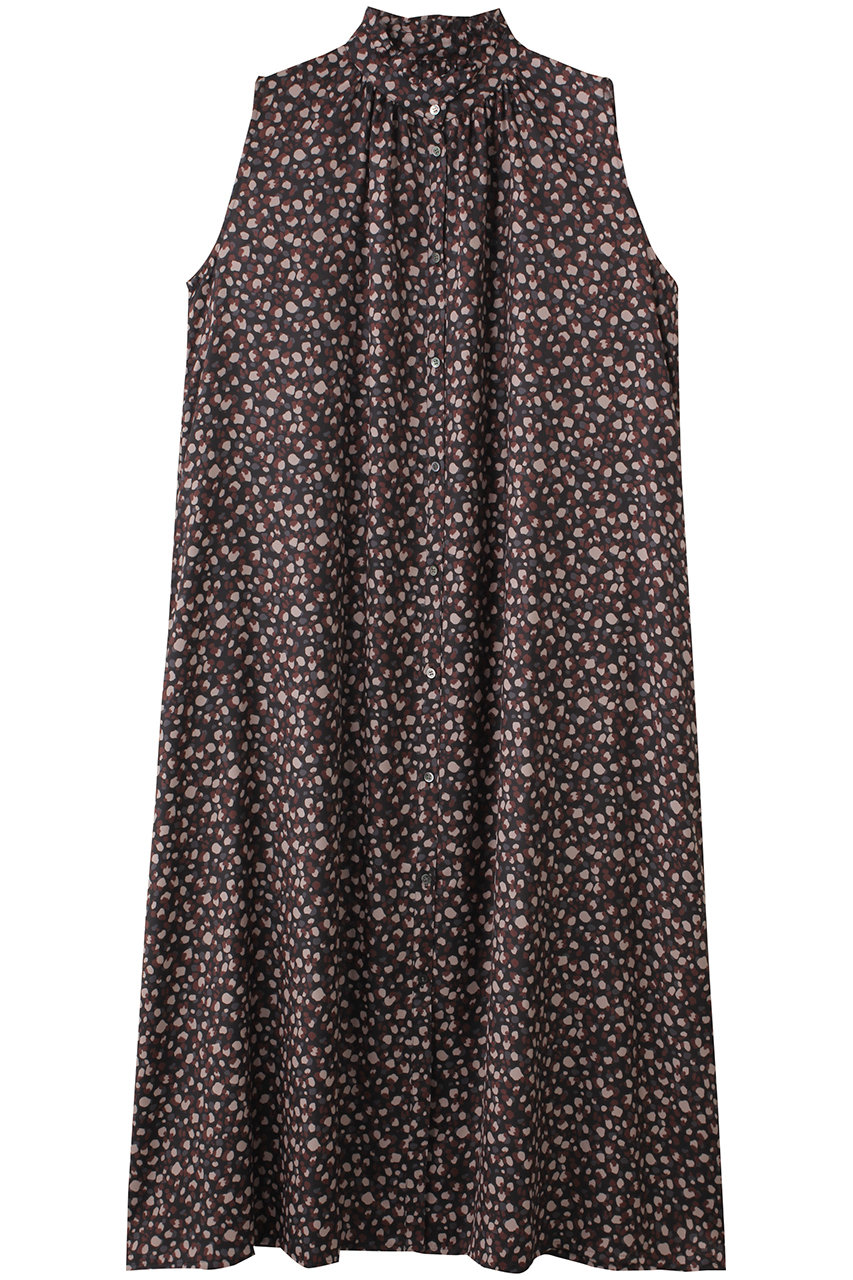 three dots シルキーツイル ギャザードレス (マルチカラー, S) スリードッツ ELLE SHOP three dots シルキーツイル ギャザードレス (マルチカラー, S) スリードッツ ELLE SHOP