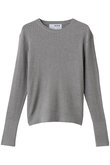 【ラメニット】リュクスセーター リブニットTEE スリードッツ/three dots