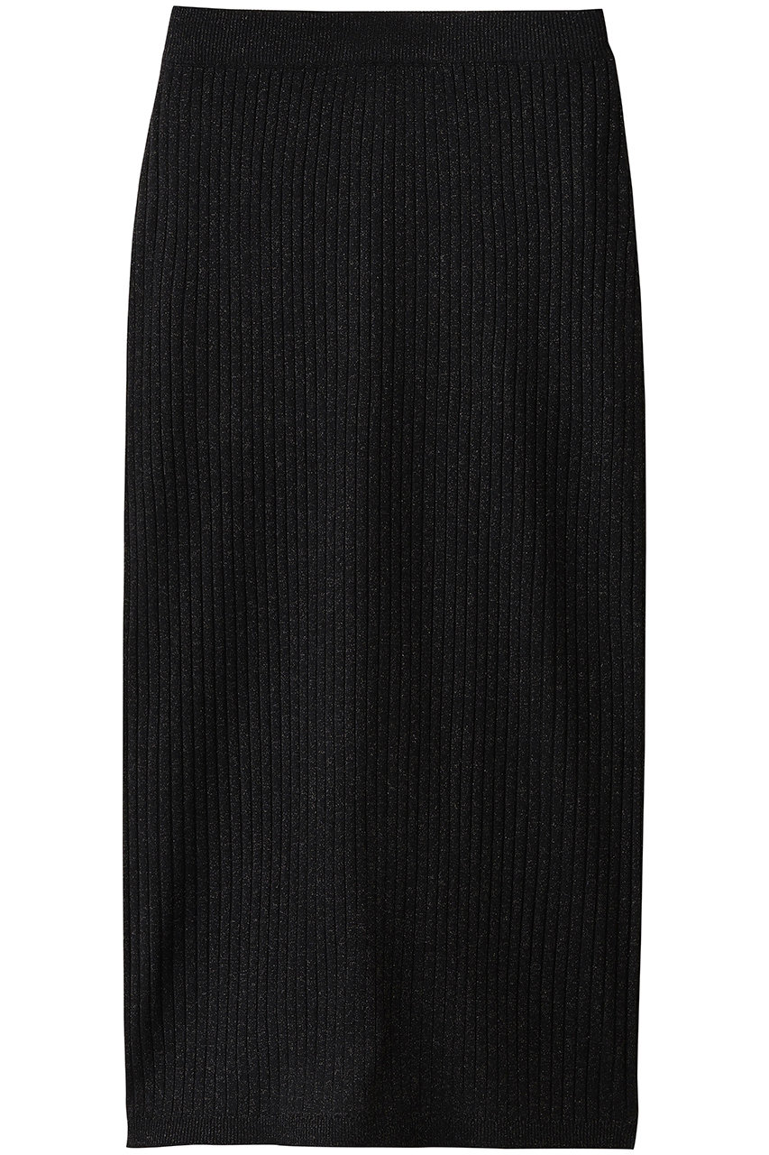 three dots 【ラメニット】リュクスセーター リブスカート (ブラック, S) スリードッツ ELLE SHOP three dots 【ラメニット】リュクスセーター リブスカート (ブラック, S) スリードッツ ELLE SHOP