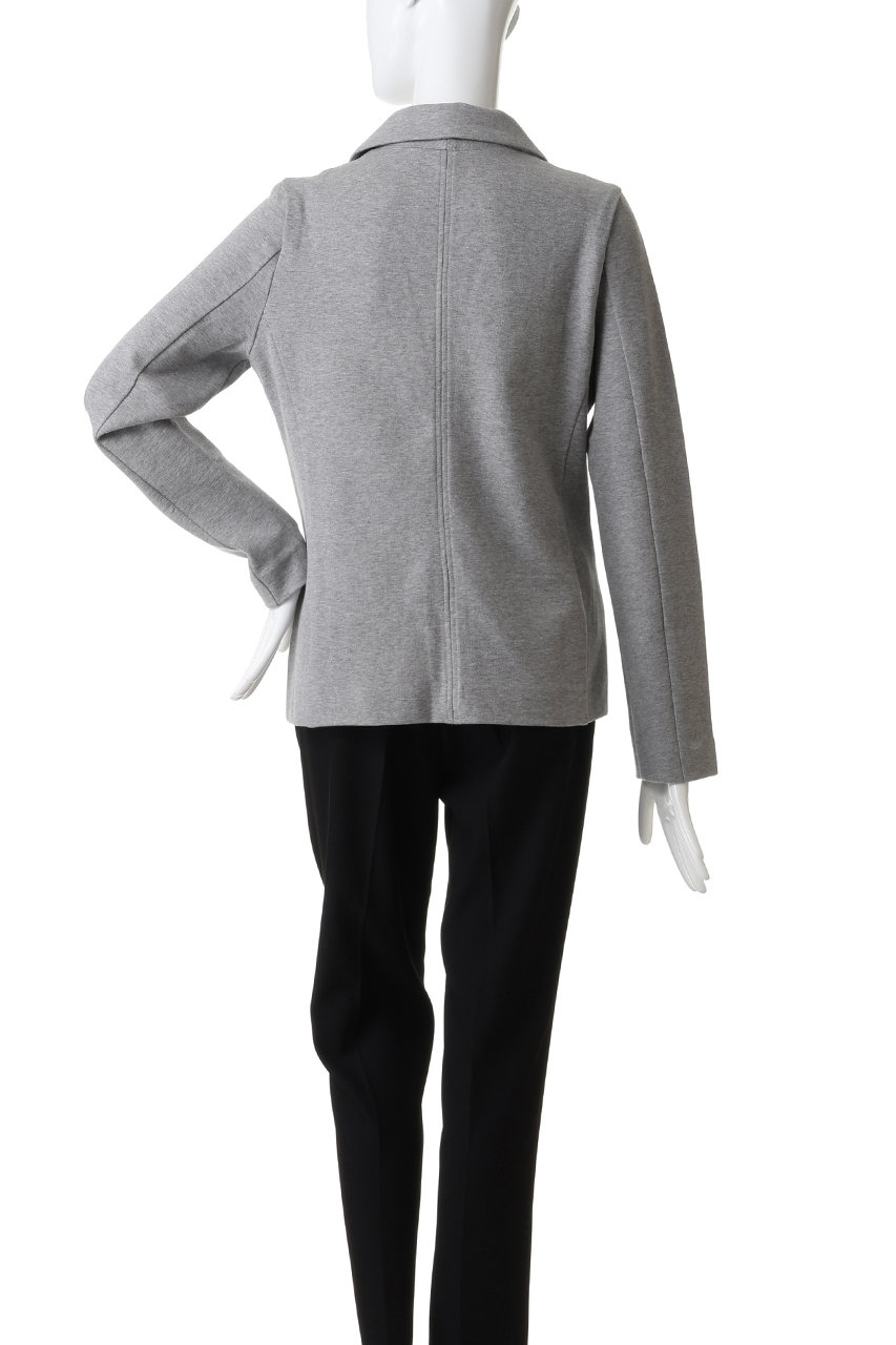 three dots(スリードッツ)｜ストレッチポンチ ジャケット/ブラック の