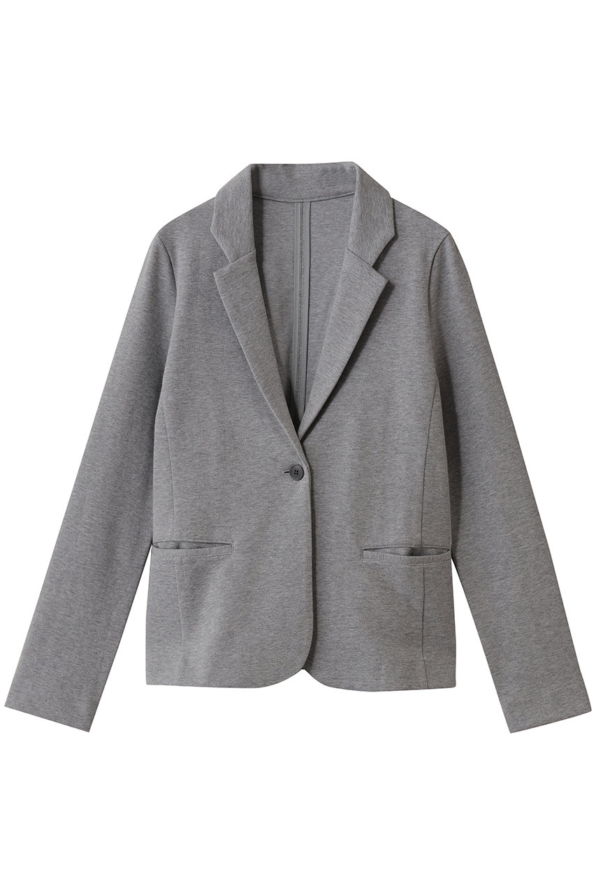 three dots ストレッチポンチ ジャケット (グラナイト, M) スリードッツ ELLE SHOP