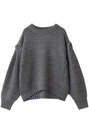 スリードッツ/three dotsのスパークリングセーター トップ(110300/110301)