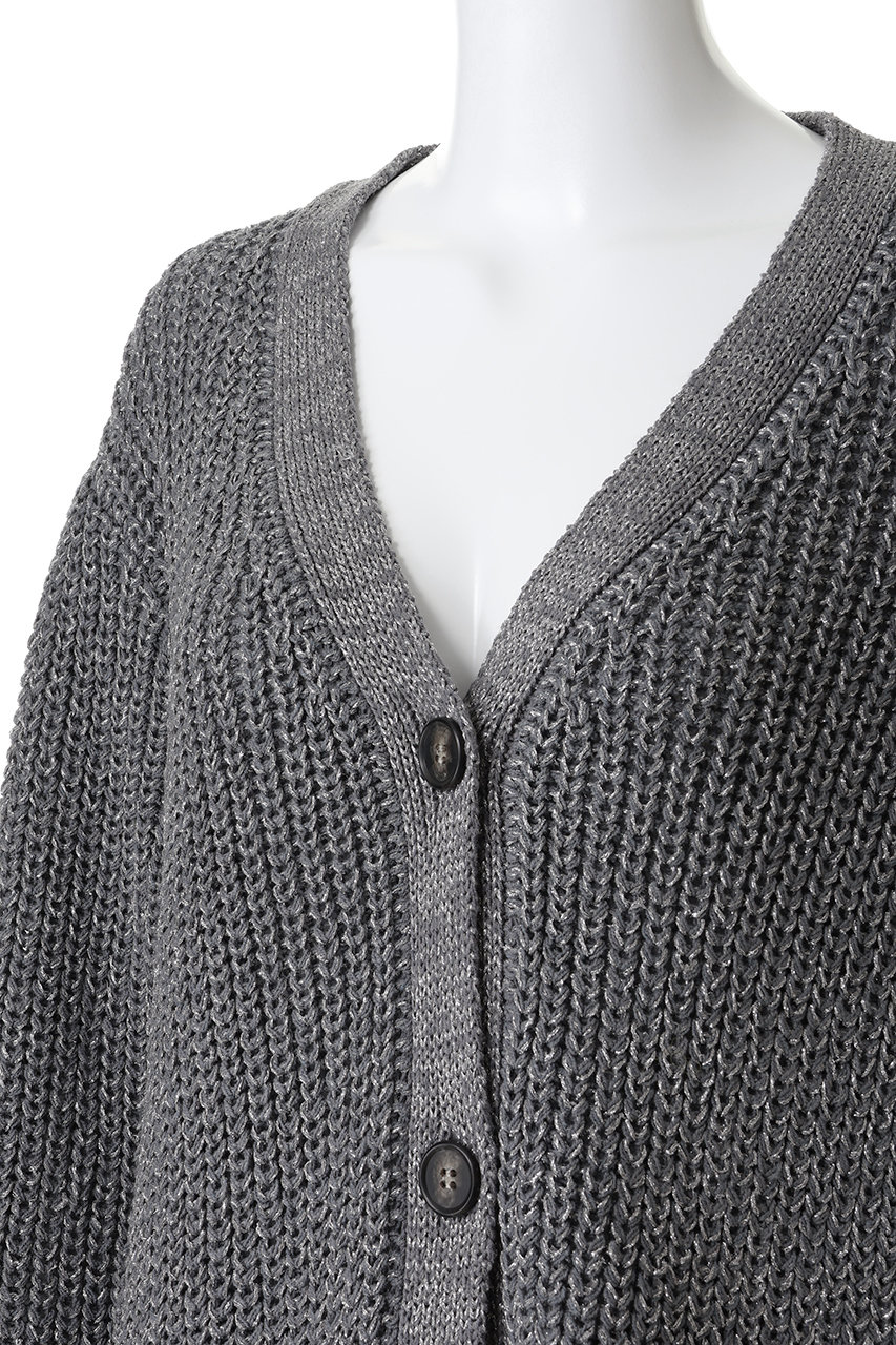 【新品】 three dots スパークリング カーディガン スパークリング カーディガン（ニット/セーター）｜three dots