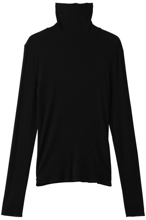 スリードッツ/three dotsのシルクカシミヤ タートルネック(110100/110103)