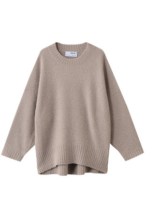 スリードッツ/three dotsのミニブークレービッグトップ(110300/110301)