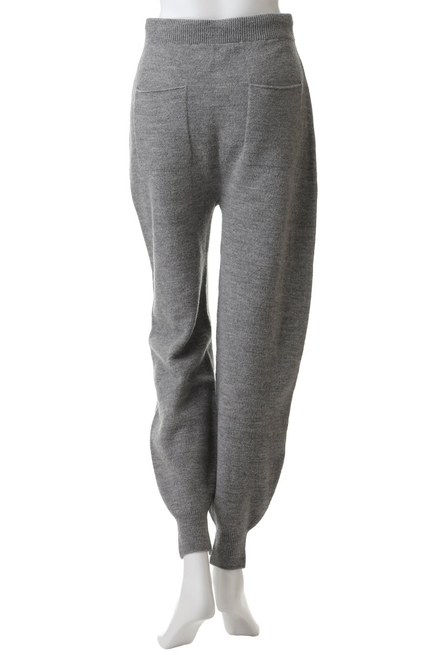 three dots(スリードッツ)｜ウールカシミヤ パンツ/ブラック の通販