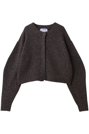 スリードッツ/three dotsのヴィンテージメランジ カーディガン(110300/110303)