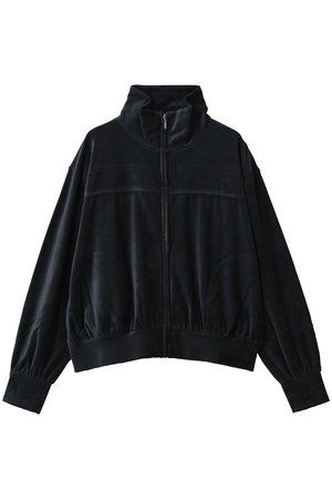 スリードッツ/three dotsのコットンベロア ジップアップブルゾン(110800/110802)