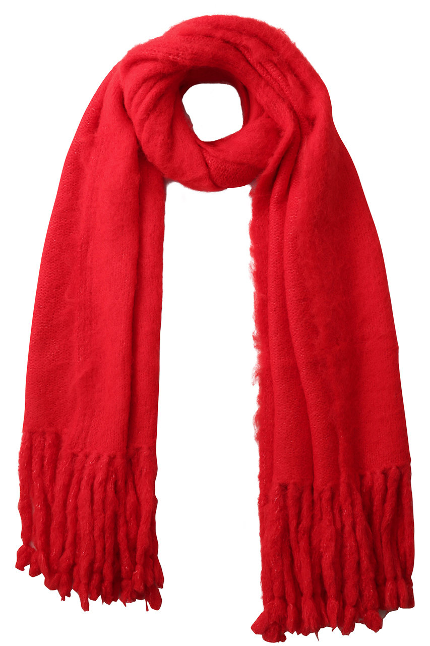 three dots キャンディークラウド マフラー (レッド, F) スリードッツ ELLE SHOP three dots キャンディークラウド マフラー (レッド, F) スリードッツ ELLE SHOP