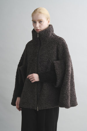 スリードッツ/three dotsの【予約販売】プードルボア ケープベスト