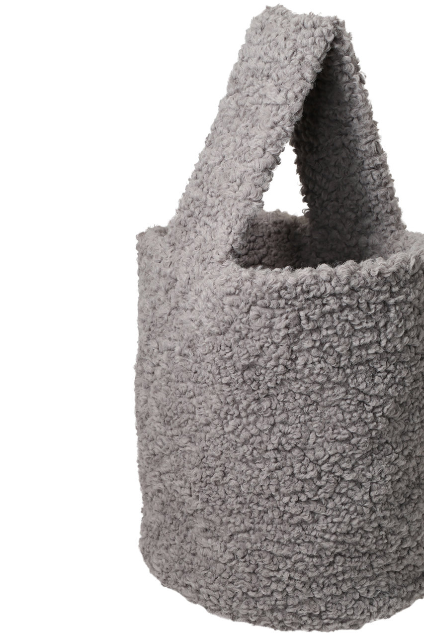 three dots(スリードッツ)｜プードルボア ミディアムバケットバック