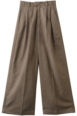 スリードッツ/three dotsのフェイクスエード パンツ(110600/110601)