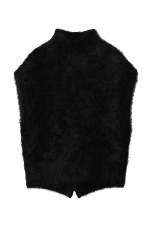 スリードッツ/three dotsのファーカシミヤ ベスト(110300/110301)