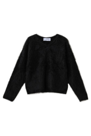 スリードッツ/three dotsのファーカシミヤ プルオーバー(110300/110301)