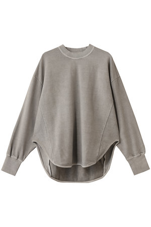 スリードッツ/three dotsのピグメントダイ スウェット(110100/110105)