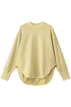 スリードッツ/three dotsのピグメントダイ スウェット(110100/110105)