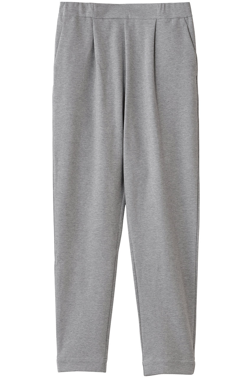 スリードッツ/three dotsのストレッチポンチ ツータックパンツ(グラナイト/UU6001Y)