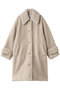 エコペルボア ロングコート スリードッツ/three dots ベージュ