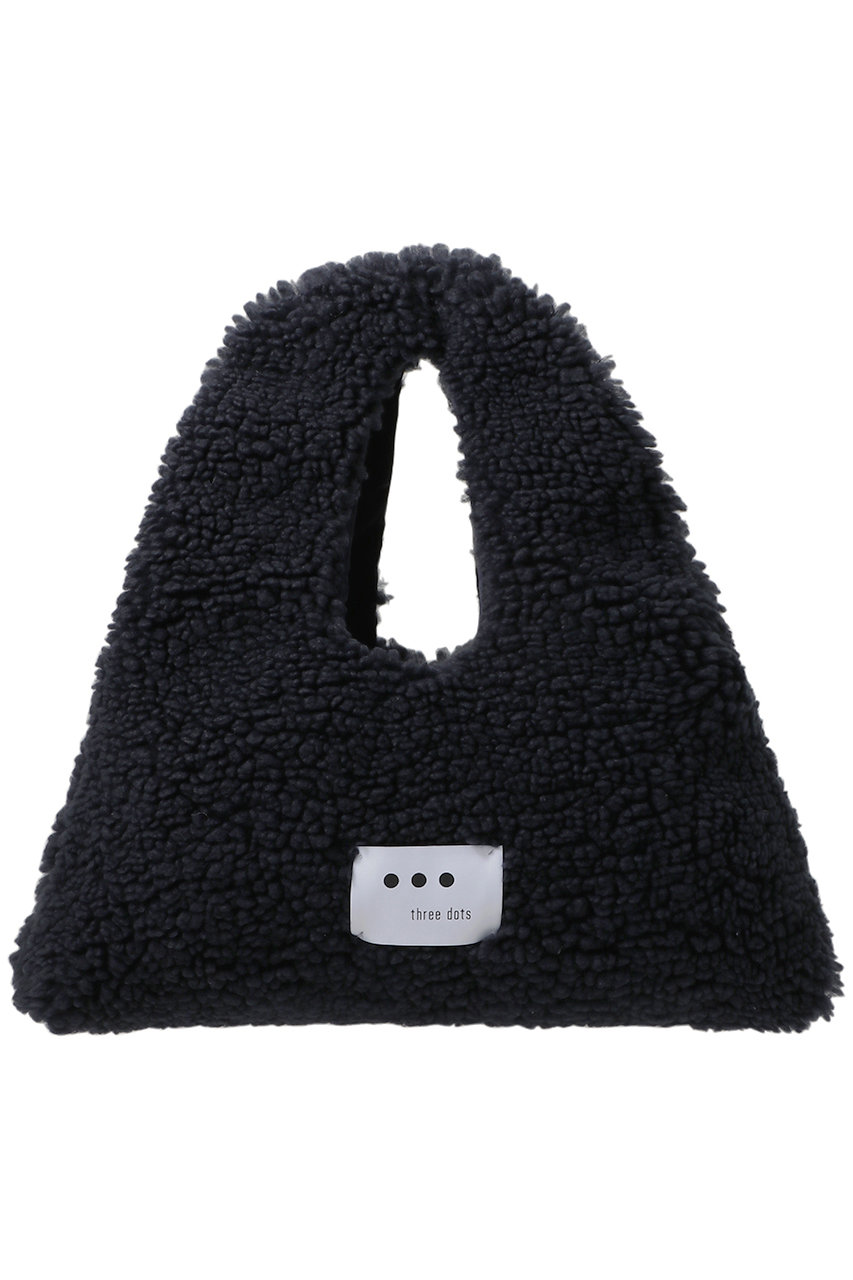 three dots エコペルボア トライアングルバッグ (ネイビー, F) スリードッツ ELLE SHOP three dots エコペルボア トライアングルバッグ (ネイビー, F) スリードッツ ELLE SHOP