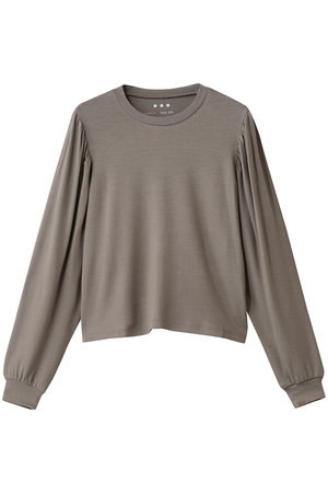 スリードッツ/three dotsのブラッシュドセーター ボリュームスリーブ トップス(110100/110103)