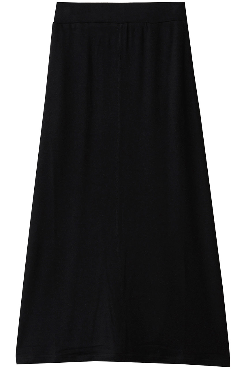 three dots ブラッシュドセーター Aラインロングスカート (ブラック, S) スリードッツ ELLE SHOP three dots ブラッシュドセーター Aラインロングスカート (ブラック, S) スリードッツ ELLE SHOP