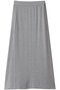 ブラッシュドセーター Aラインロングスカート スリードッツ/three dots グレーメランジ