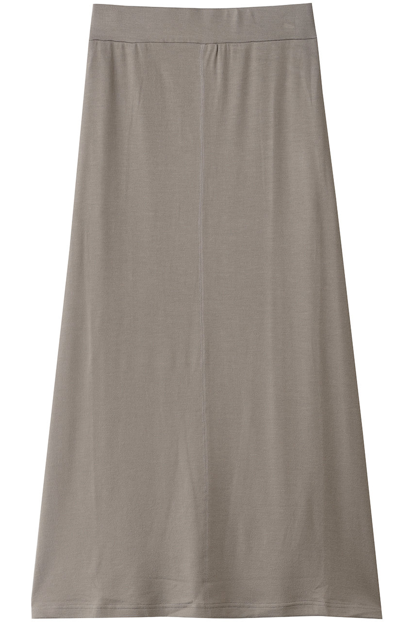 three dots ブラッシュドセーター Aラインロングスカート (フェードグレー, S) スリードッツ ELLE SHOP three dots ブラッシュドセーター Aラインロングスカート (フェードグレー, S) スリードッツ ELLE SHOP