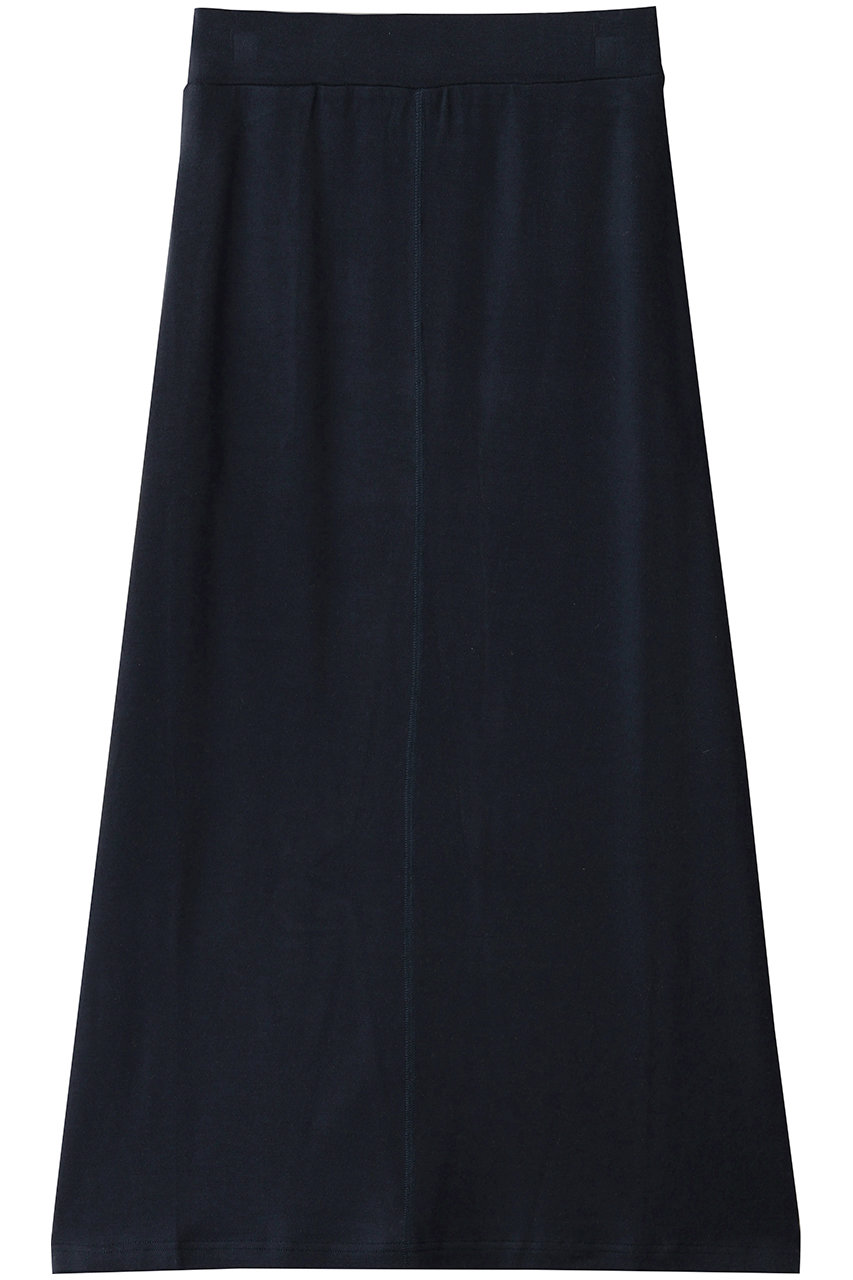 three dots ブラッシュドセーター Aラインロングスカート (ネイビー, S) スリードッツ ELLE SHOP three dots ブラッシュドセーター Aラインロングスカート (ネイビー, S) スリードッツ ELLE SHOP
