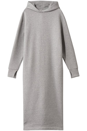 スリードッツ/three dotsのスリークテリー フーデッドドレス(110500/110503)