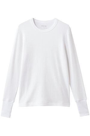 スリードッツ/three dotsのスフレコットン ロングスリーブ(110100/110103)