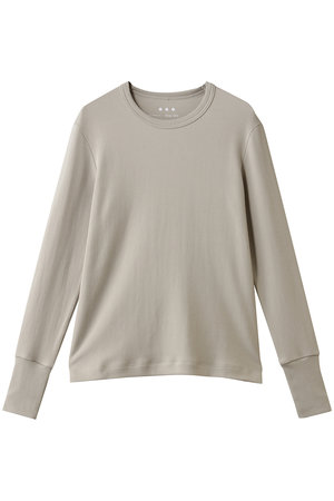 スリードッツ/three dotsのスフレコットン ロングスリーブ(110100/110103)