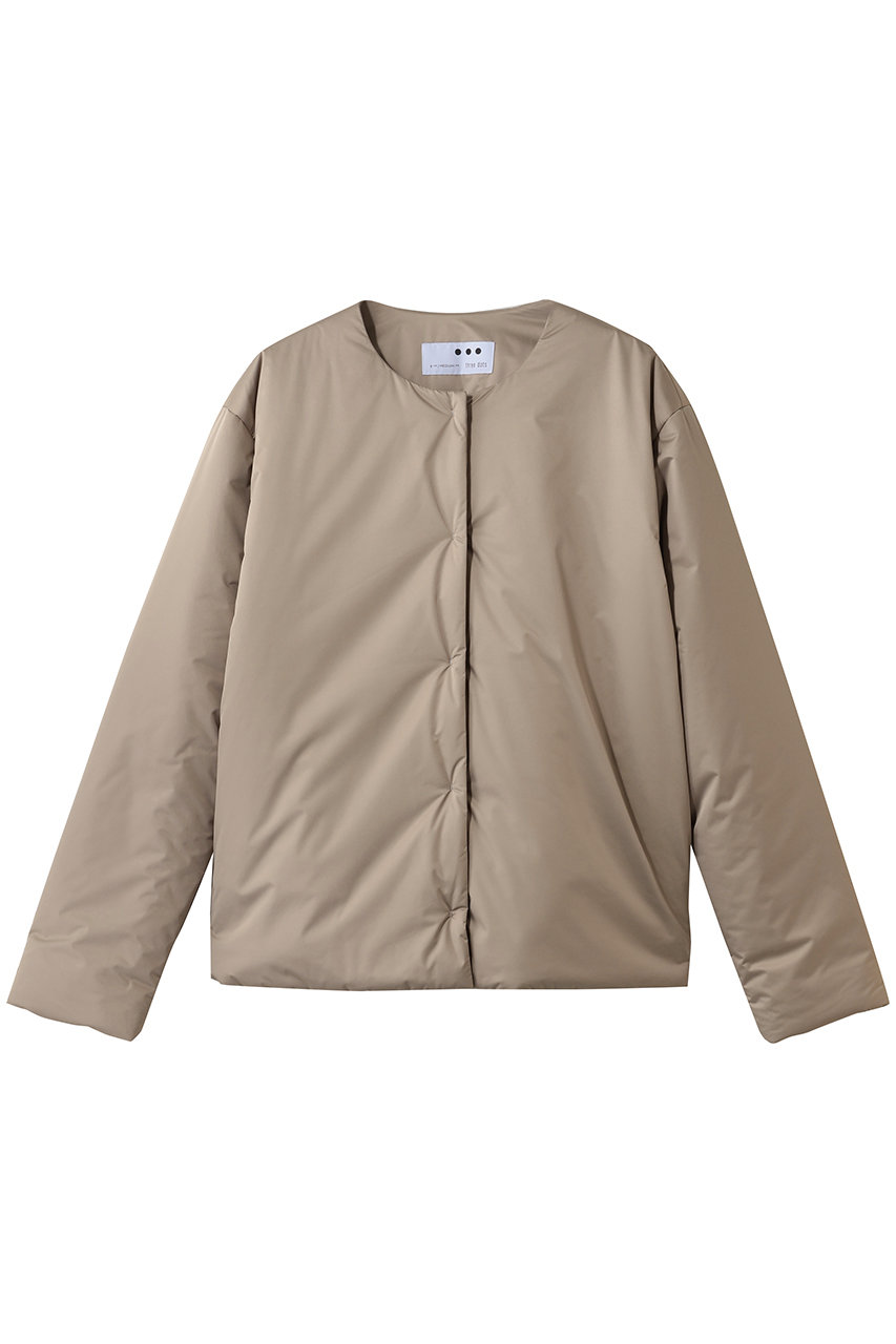 パファー カラーレスジャケット