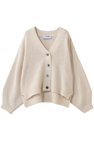 スリードッツ/three dotsのバルキーコットン カーディガン(110300/110303)