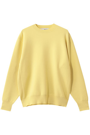 スリードッツ/three dotsのパワースムースニット クルーネック(110300/110301)