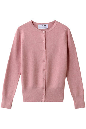 スリードッツ/three dotsのコットンメランジ カーディガン(110300/110303)