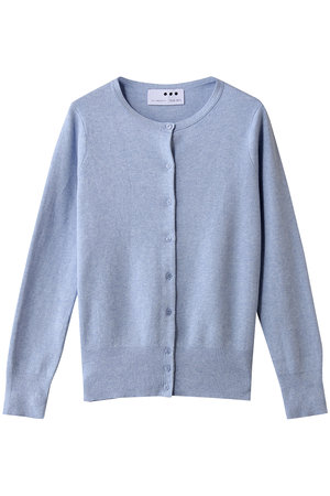 スリードッツ/three dotsのコットンメランジ カーディガン(110300/110303)