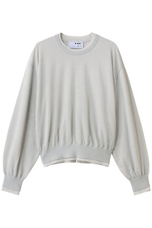 スリードッツ/three dotsのダブルレイヤー プルオーバー(110300/110301)