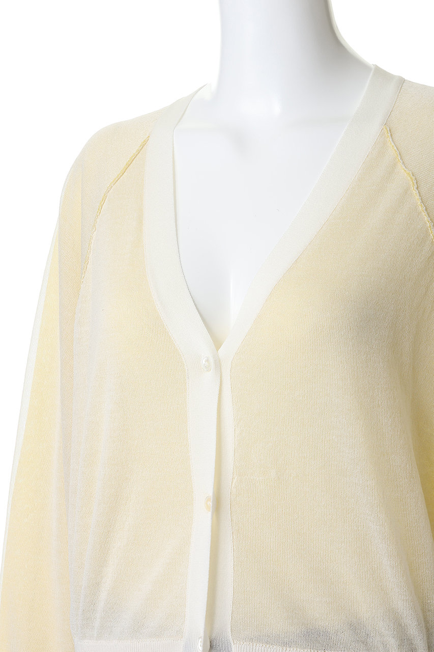 スリードッツ　ダブルカーディガン three dots（スリー ドッツ） カーディガン ダブルレイヤー