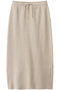 ブライトコットン スカート スリードッツ/three dots アッシュベージュ