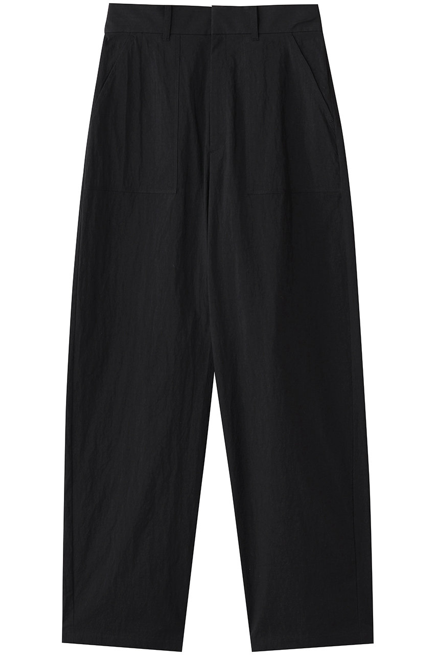 スリードッツ/three dotsのサン ドライドクロス パンツ(ブラック/UD6002Y)