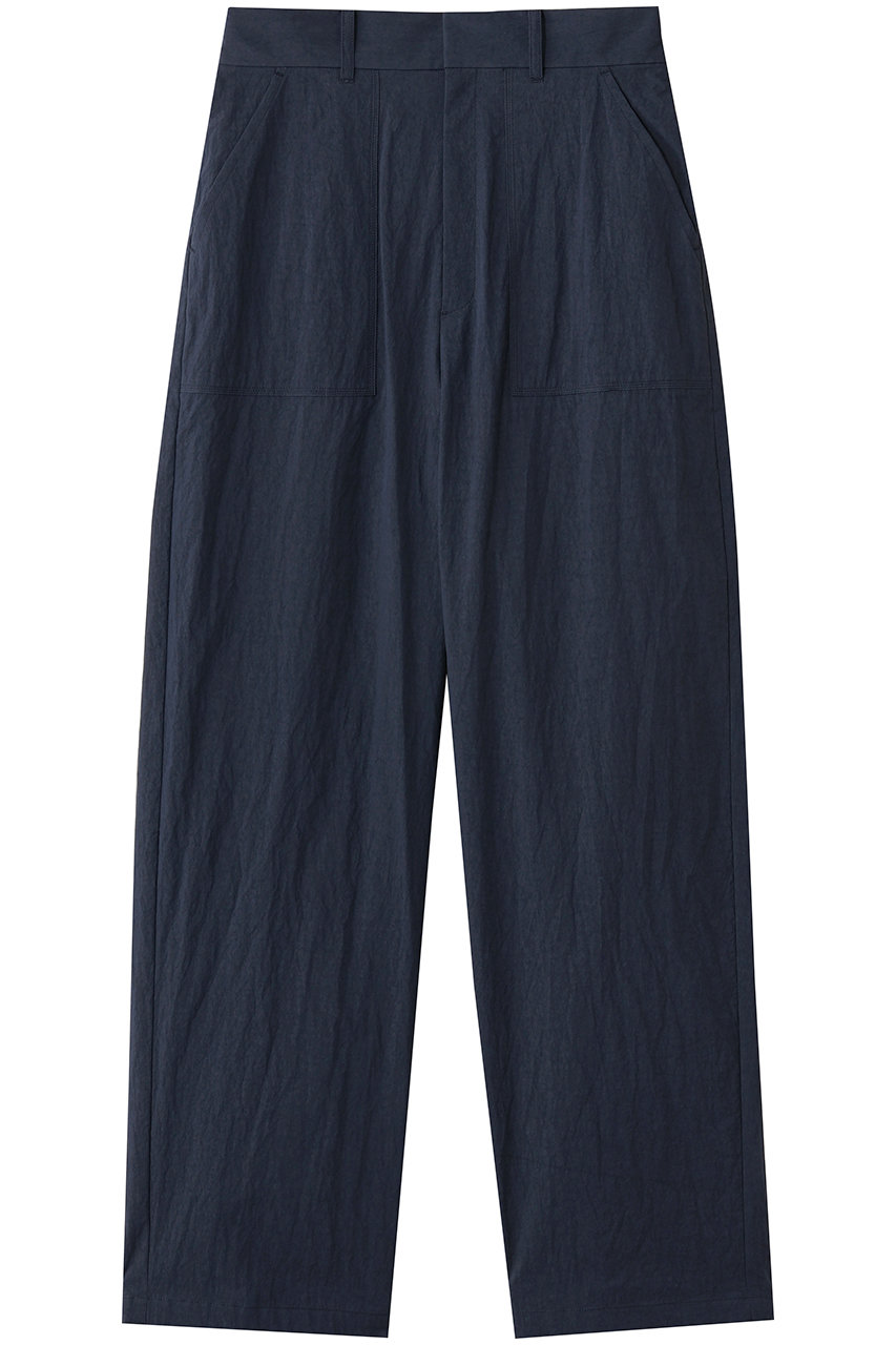 スリードッツ/three dotsのサン ドライドクロス パンツ(ネイビー/UD6002Y)